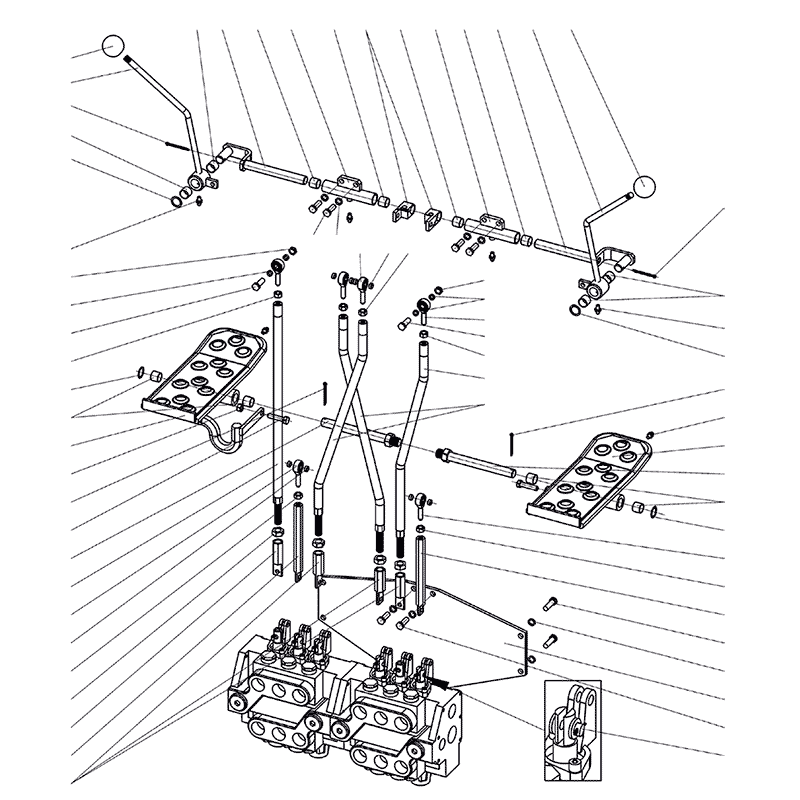 Схема деталировки Механизм управления СФ-65