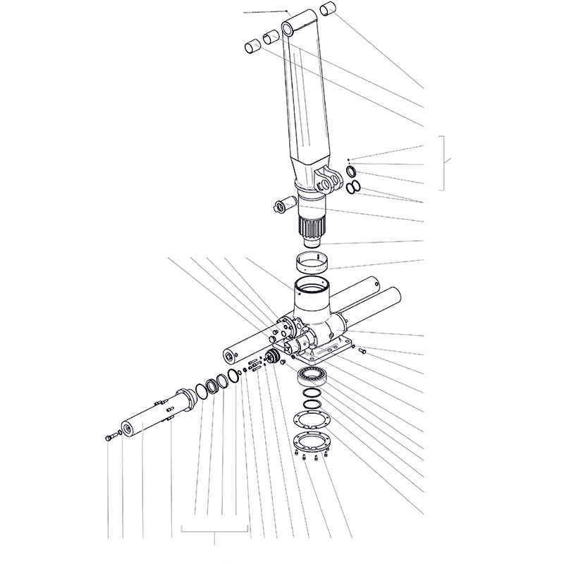 Схема деталировки Опорно-поворотное устройство СФ-75Л, СФ-75ЛТ