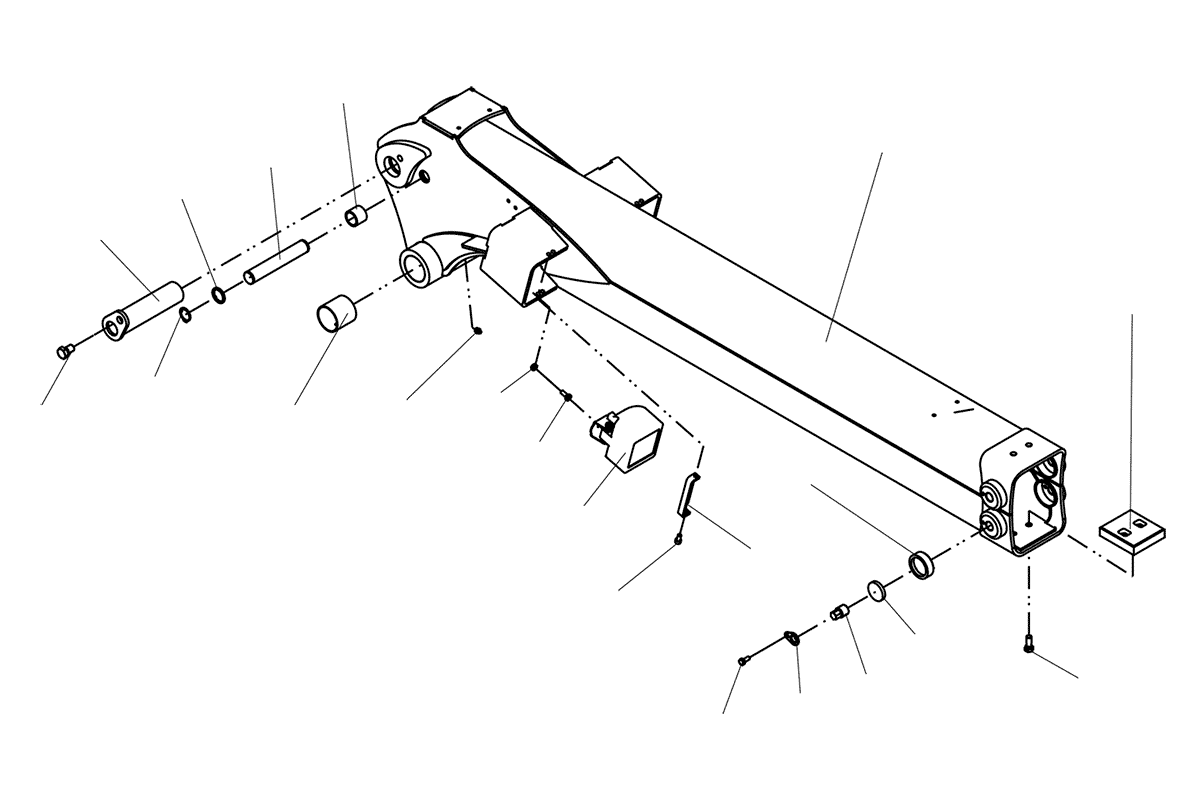 Схема деталировки Вторая стрела VC8L