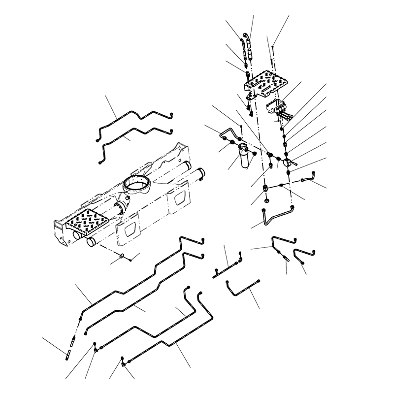 Схема деталировки Трубопровод - Основание RX VM10L74/86/M