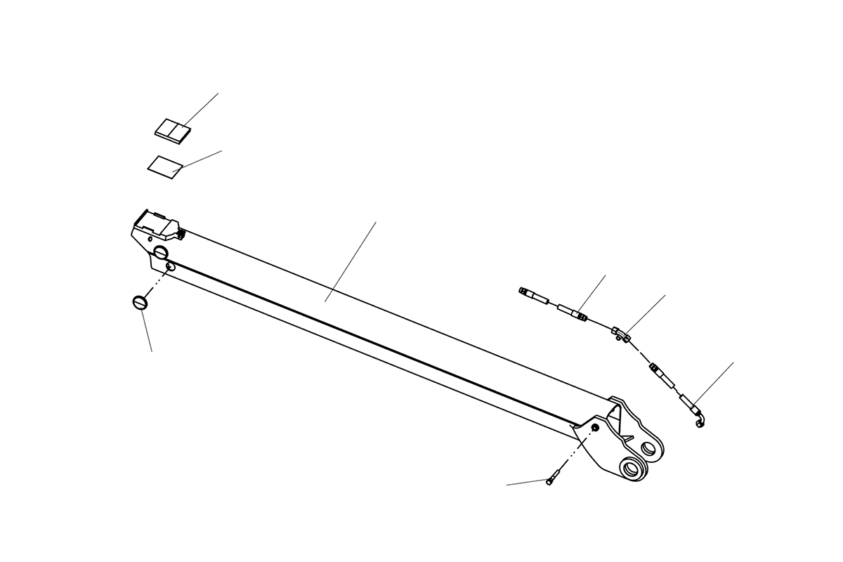 Схема деталировки Телескопическая стрела 2 VM10L86 (231108600001-231108699999)