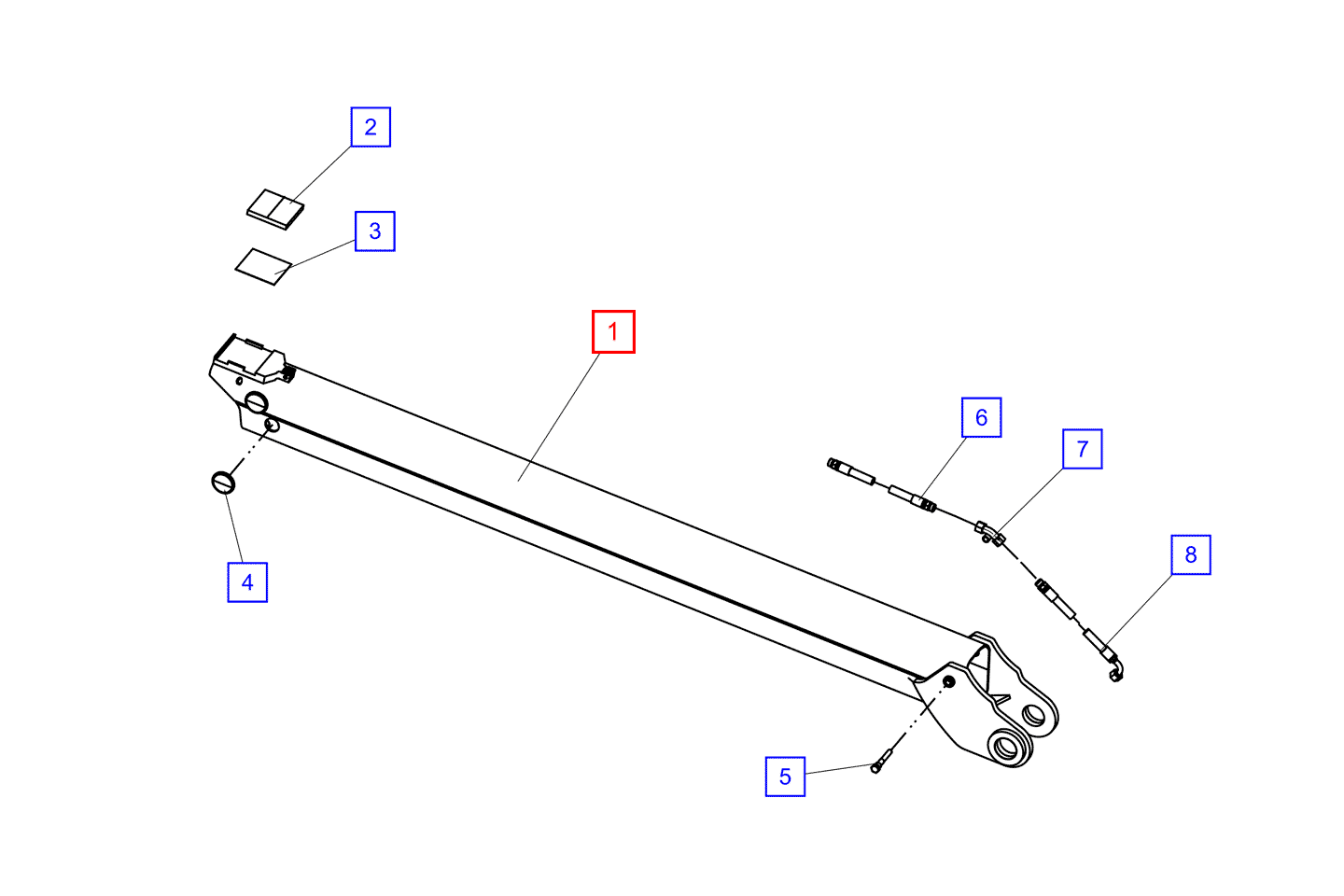 Телескопическая стрела YPM_T1M13L1