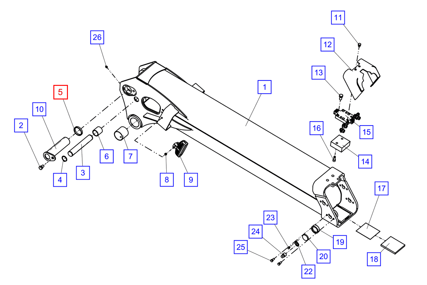 Подшипниковая втулка YPM_E13016